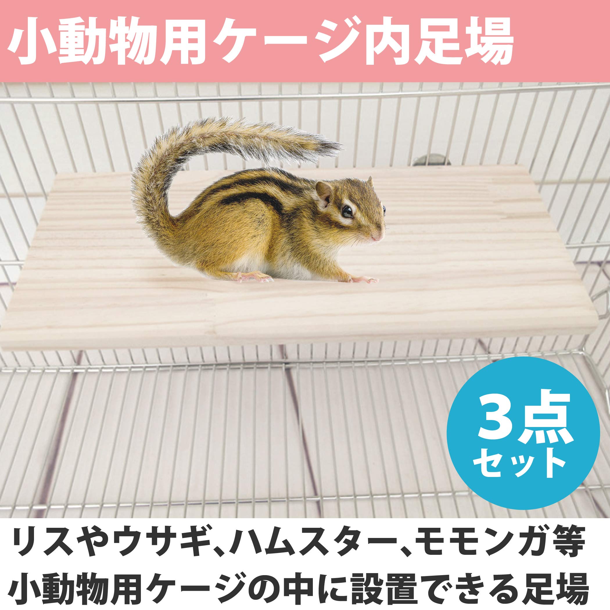 Amazon | Felimoa ペット 小動物 ケージ 足場 ステップ リス